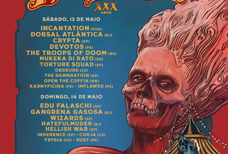 Gangrena Gasosa participa de grandes festivais pelo Brasil e de show com o lendário Brujeria