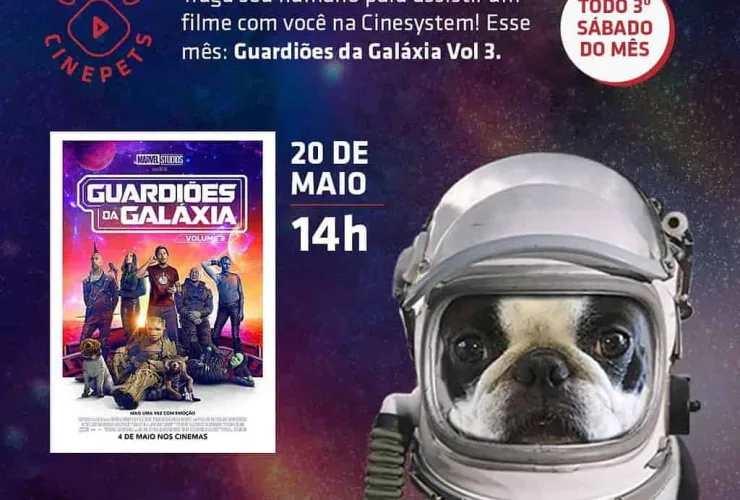 Ventura Shopping convida famílias para levar seu cãozinho para uma sessão de cinema neste sábado