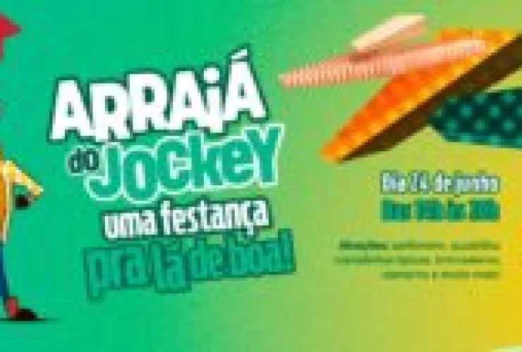 Arraiá do Jockey: shopping realiza tradicional festa junina no sábado (24)
