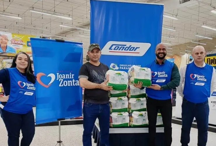 Instituto Joanir Zonta doa 1.3 tonelada de alimentos para Associação de Moradores de Paranaguá