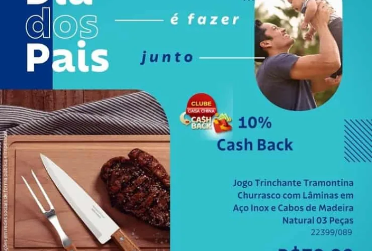 Casa China aposta em preço baixo e variedade de presentes para o Dia dos Pais