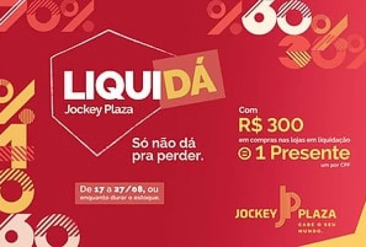 LiquiDá: Jockey Plaza Shopping realiza ação compre e ganhe durante a liquidação de inverno