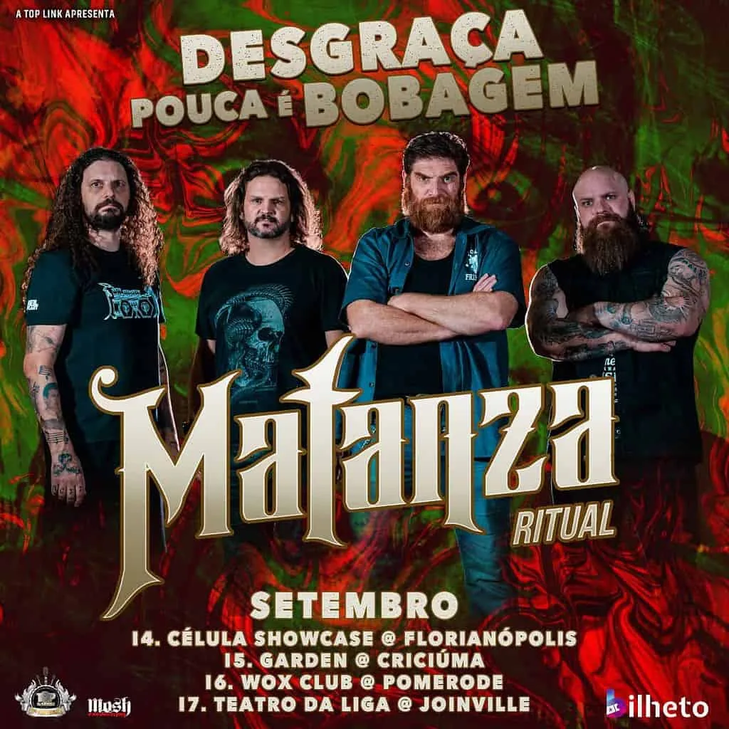 Matanza Ritual embarca em turnê por Santa Catarina em setembro
