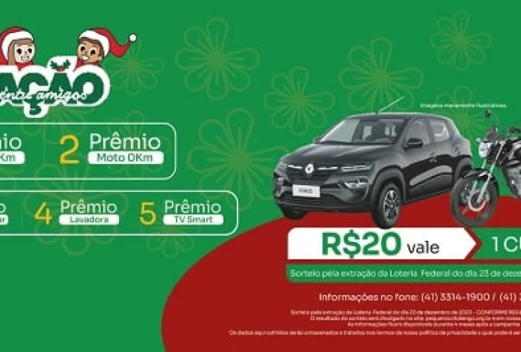 Pequeno Cotolengo sorteia carro zero 

em Ação de Natal