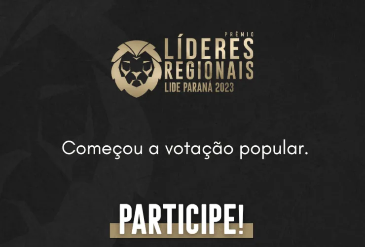 Começa a votação popular do Prêmio Líderes do Paraná 2023