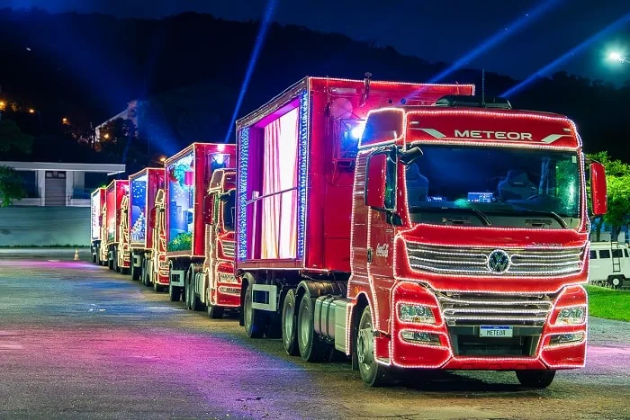 Caravana de Natal da Coca-Cola FEMSA Brasil passará por Curitiba e São José dos Pinhais neste sábado (23)