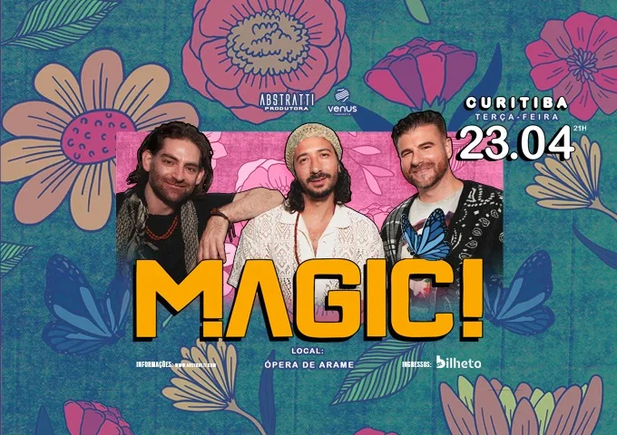 Banda canadense Magic! traz para Curitiba show repleto de sucessos em abril