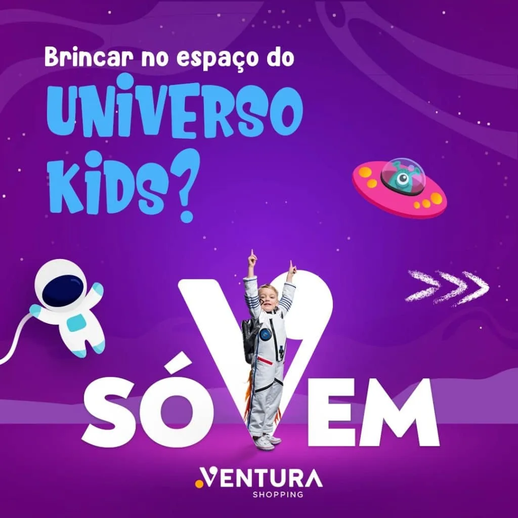 Férias de verão com muita diversão é no Ventura Shopping