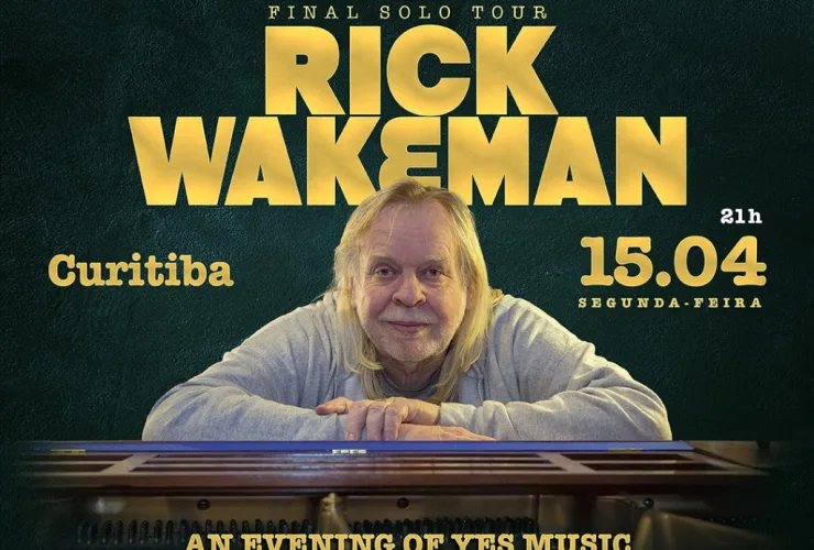 Rick Wakeman confirma show da The Final Solo Tour em Curitiba