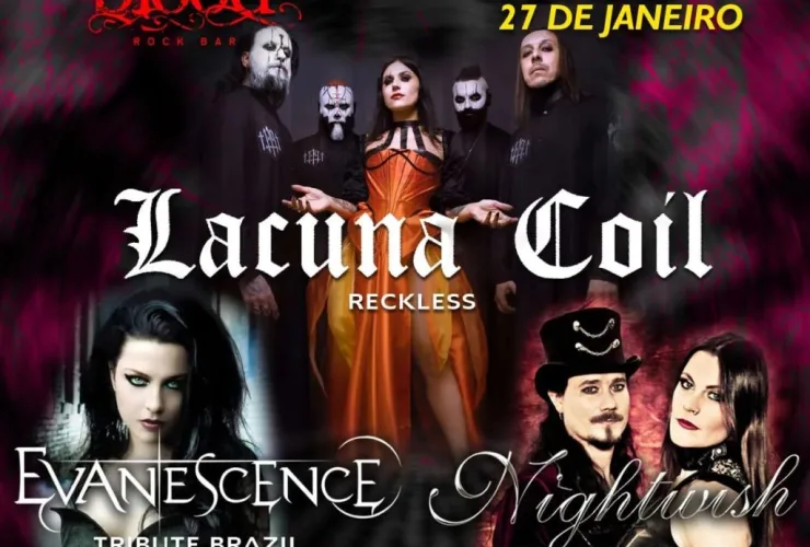 Tributo a bandas com vocal feminino agita final de semana no Blood Rock Bar em Curitiba