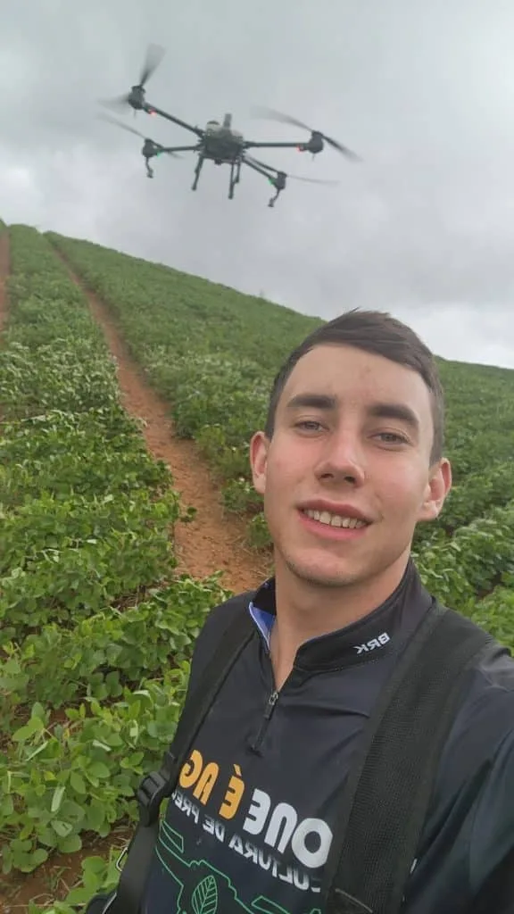Produtor rural investe em uma empresa de drones agrícolas