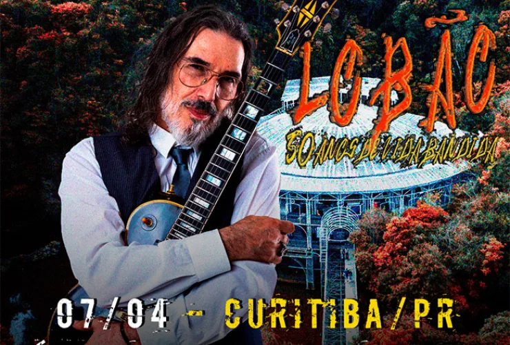 Lobão anuncia data da turnê 50 Anos de Vida Bandida em Curitiba