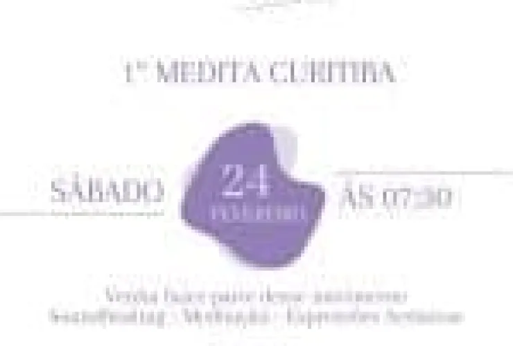 Curitiba Sedia o Primeiro Evento de Meditação pela Paz: "1º Medita Curitiba: A Paz Começa em Mim"