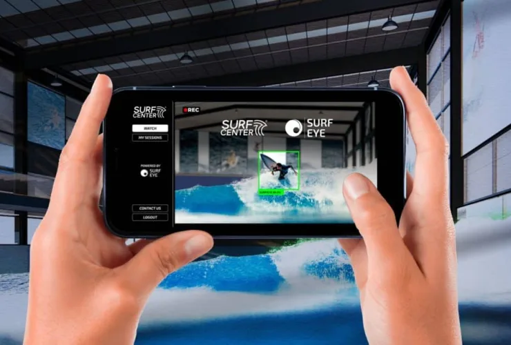 Surf Eye chega ao Brasil em parceria com a Surf Center para gravações de surf com Inteligência Artificial (IA)