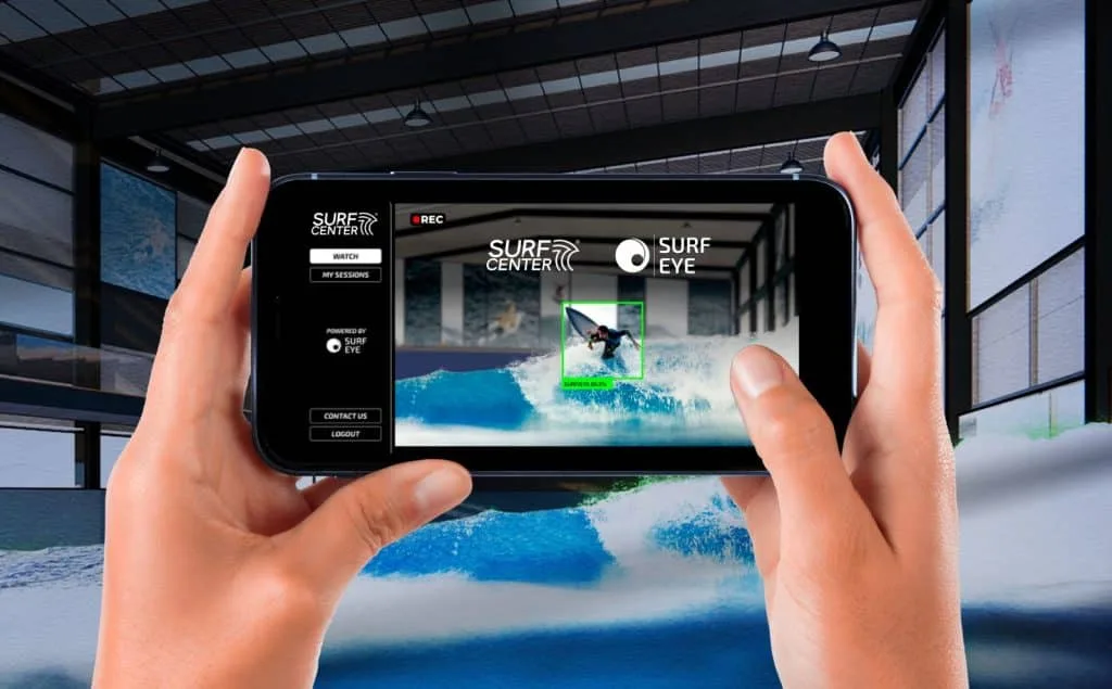 Surf Eye chega ao Brasil em parceria com a Surf Center para gravações de surf com Inteligência Artificial (IA)