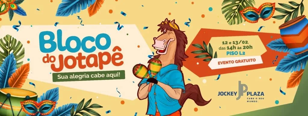 Jockey Plaza Shopping tem programação especial e gratuita para o Carnaval