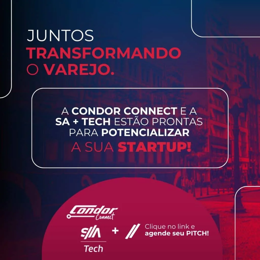 Condor Connect e SA+ Tech lançam edital para captação de startups