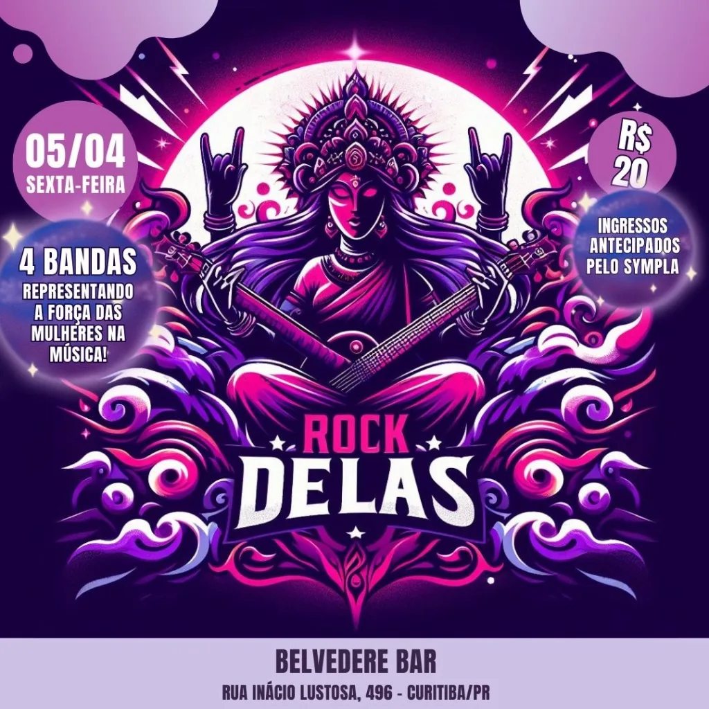 Nova edição do Festival RockDelas recebe banda revelação Fortell e tributos a Evanescence, Paramore e Lacuna Coil