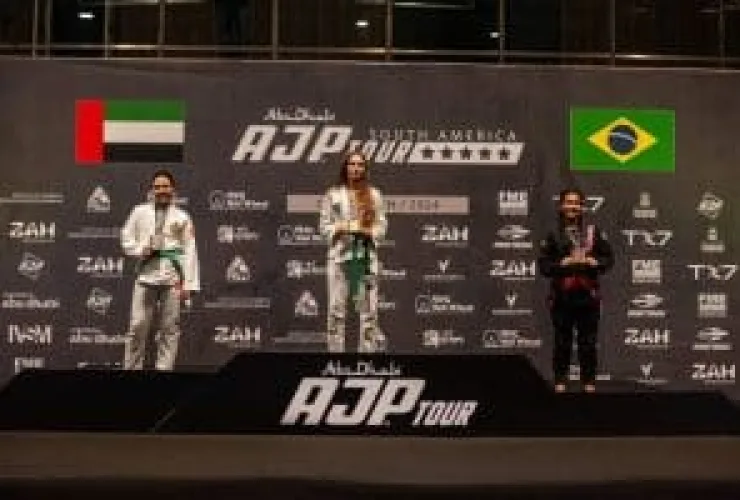 Adolescente de Santa Catarina é bicampeã sul-americana de jiu-jitsu no Abu Dhabi AJP Tour South America