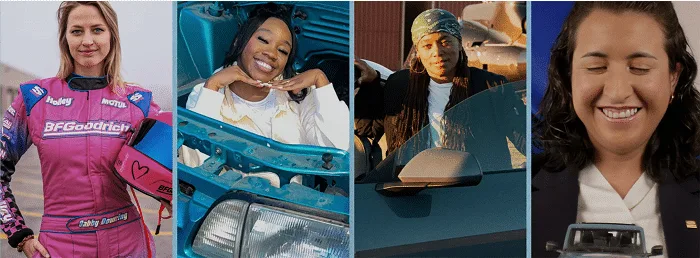Ford celebra as garotas fãs de carros no Dia Internacional da Mulher