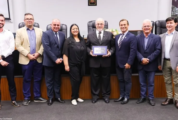 Zonta recebe título de Cidadão Honorário de Joinville