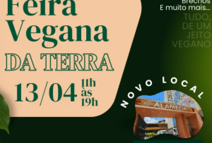 Feira Vegana da Terra Retorna com Tudo e em Novo Local