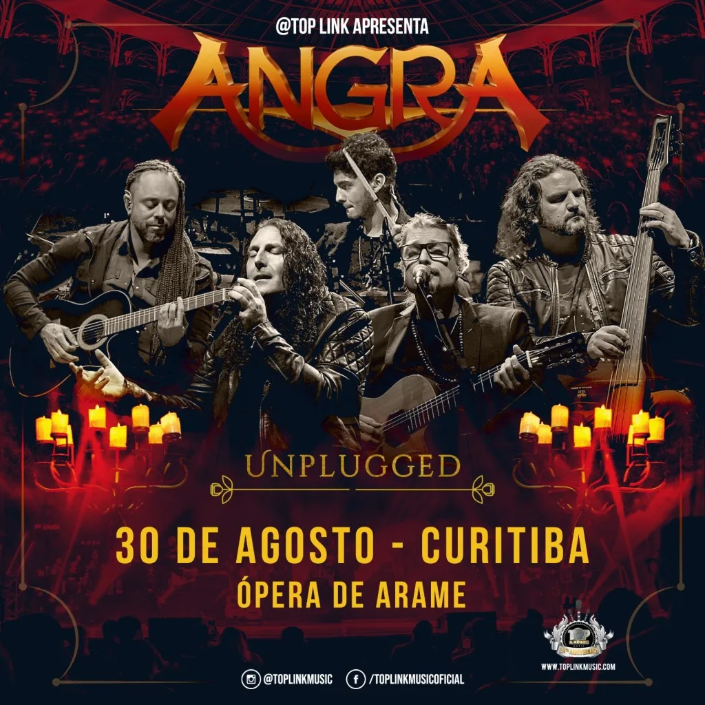 Após grande sucesso de público, Angra traz novamente a Curitiba histórica apresentação acústica