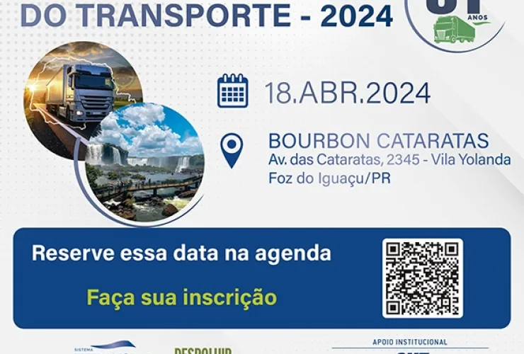 Foz do Iguaçu será palco para discussão do Transporte de Cargas Paranaense