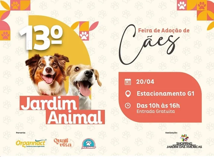 13º Jardim Animal no Shopping Jardim das Américas