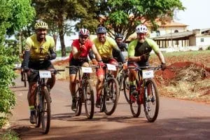 Mais de 200 ciclistas de 25 cidades participaram da primeira edição do Desafio das Capelas