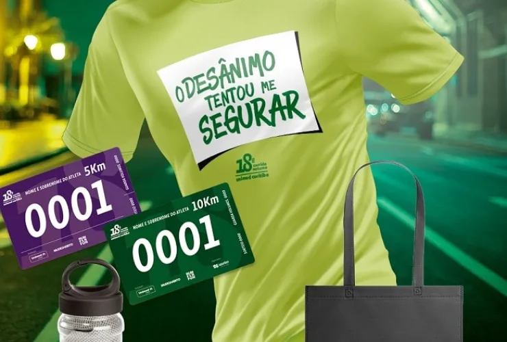 Corredores têm até sexta-feira (19) para retirar kits para a 18ª Corrida Noturna Unimed Curitiba