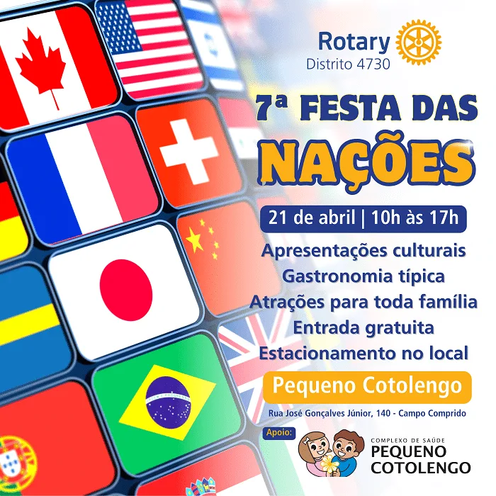 Complexo de Saúde Pequeno Cotolengo recebe eventos gratuitos: RotaGeek e Festa das Nações