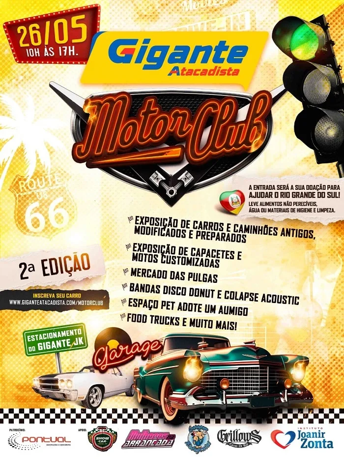 Motor Club Gigante terá a participação de mulheres ícones do automobilismo