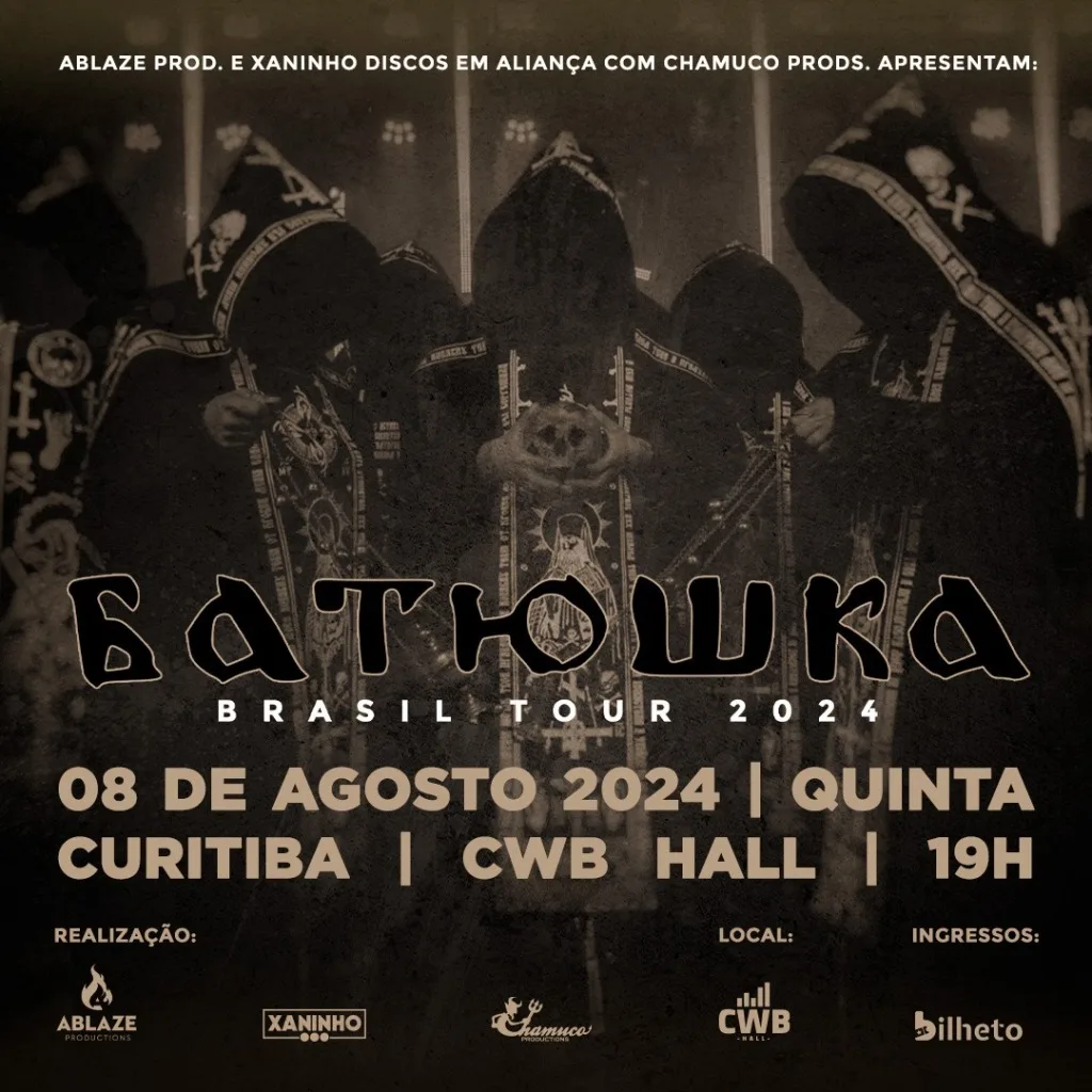 Poloneses do Batushka retornam ao Brasil e passam por Curitiba em agosto