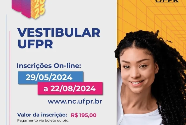 UFPR abre inscrições para o Vestibular 2025, com 5.278 vagas em 124 cursos