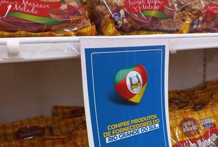 Condor sinaliza produtos do Rio Grande do Sul nas gôndolas