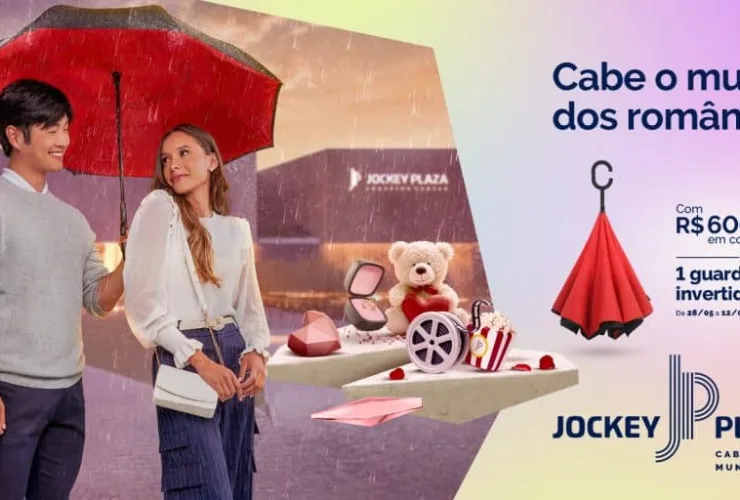 Cabe o mundo dos românticos: Jockey Plaza Shopping apresenta campanha compre e ganhe de Dia dos Namorados