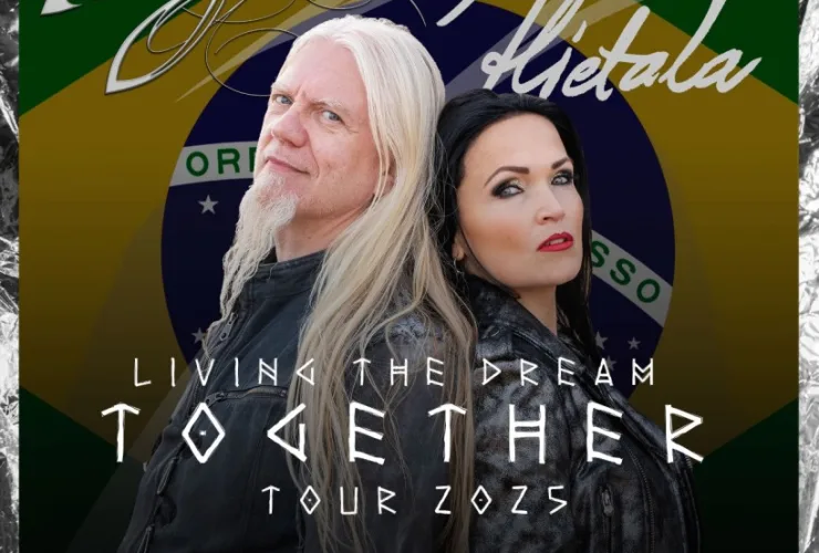 Tarja e Marko Hietala retornam ao Brasil com turnê histórica