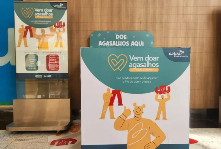 Shopping arrecada itens de inverno até o dia 05 de julho