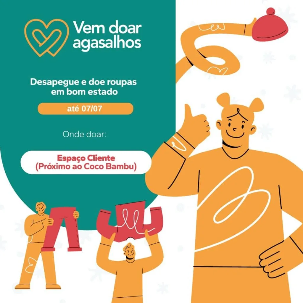 Catuaí Maringá arrecada doações para a Campanha do Agasalho