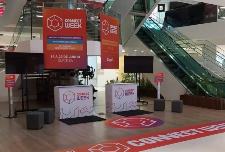 Shopping Mueller tem espaço de credenciamento do Connect Week