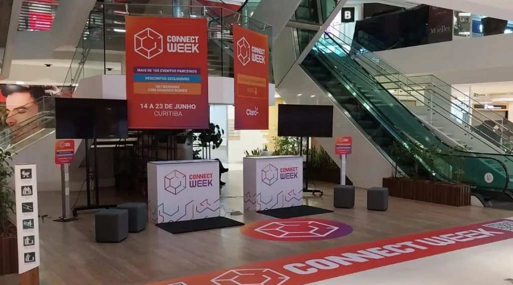 Shopping Mueller tem espaço de credenciamento do Connect Week