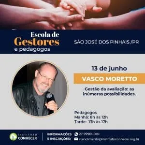 Inteligência artificial e a avaliação na educação são temas de curso para gestores escolares