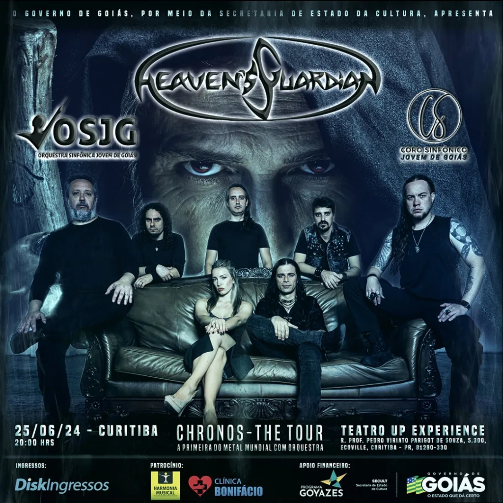 Vanessa Rafaelly e Heavens Guardian em concerto especial em Curitiba