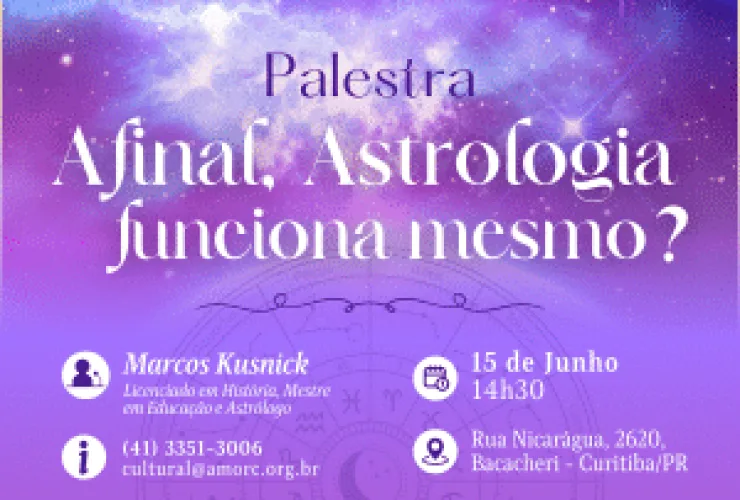Palestra: Afinal, Astrologia funciona mesmo?