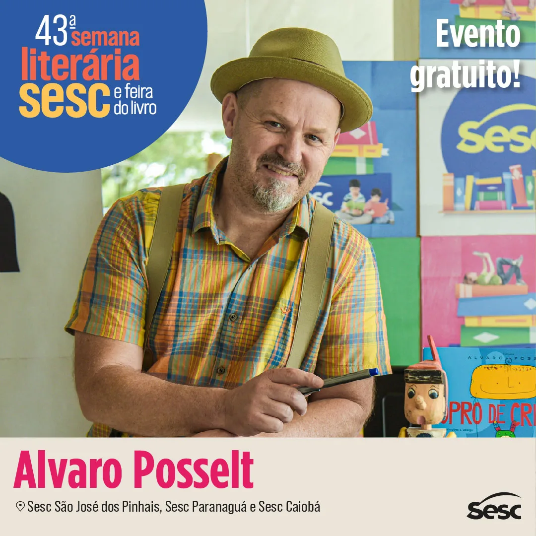 Sesc PR divulga primeiros nomes de convidados da Semana Literária 2024