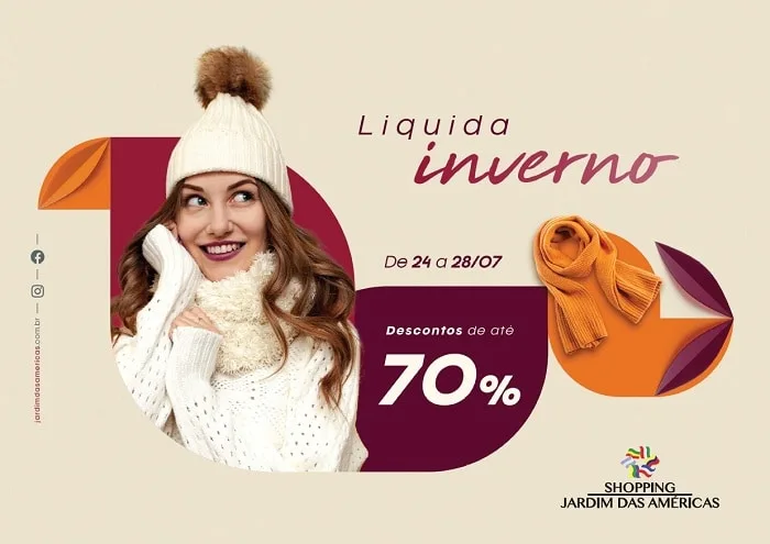 Oportunidades de estilo: liquida inverno no Shopping Jardim das Américas