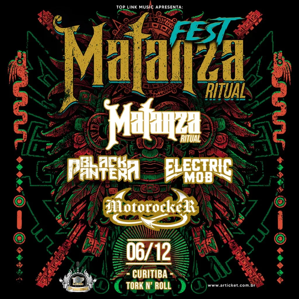 Matanza Ritual Fest anuncia data em Curitiba com nomes de peso