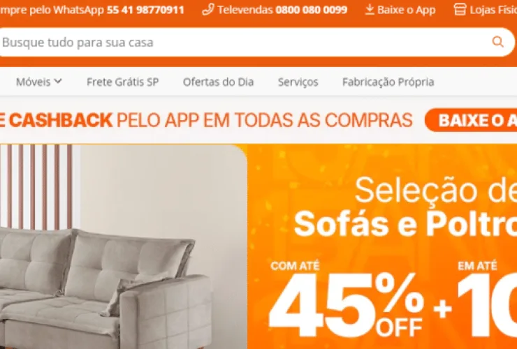 MadeiraMadeira comemora 15 anos com descontos de até 60% no seu aplicativo, site e canais de venda