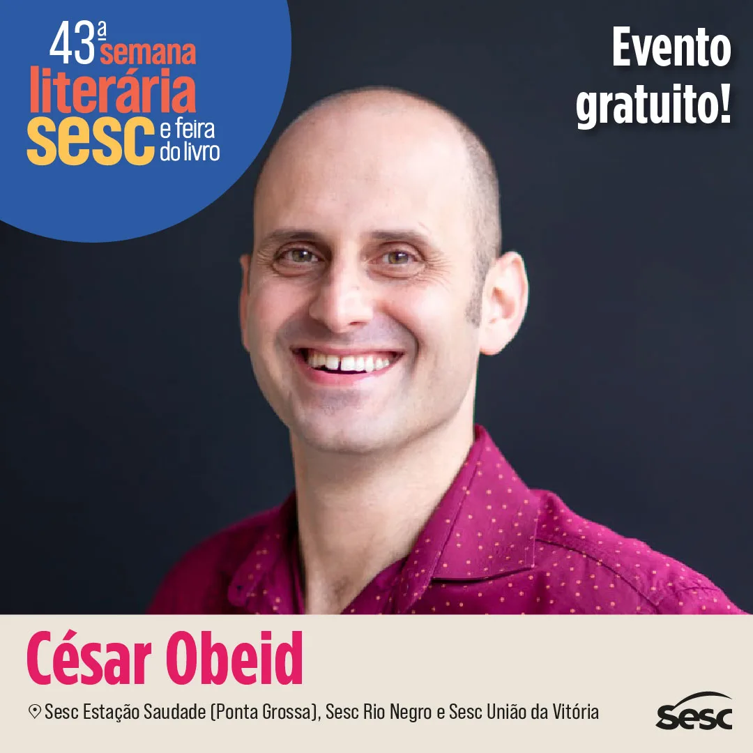 Sesc PR divulga primeiros nomes de convidados da Semana Literária 2024